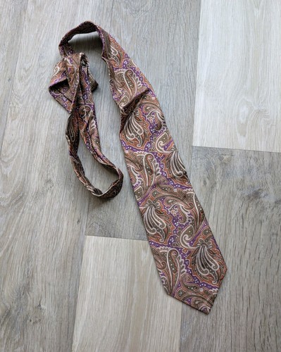 Vintage luca franzini silk tie - vintage,