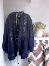 Vintage Navy Mohair Blend