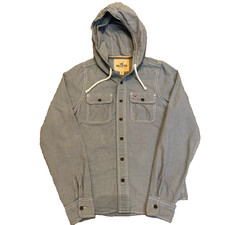 Hollister White Blue Micro