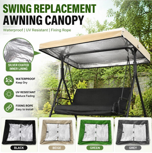 Replacement canopy for swing - replacement,