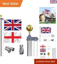 20 FT Sectional Aluminum Flag