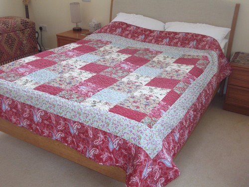 Patchwork quilt printed cotton