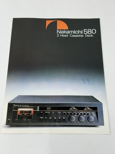 Nakamichi 580 cassette deck - cassette,