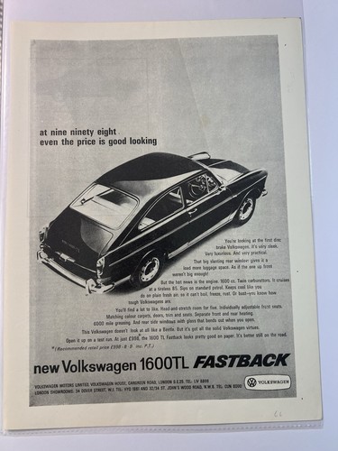 Volkswagen 1600tl fastback - volkswagen,