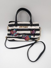 Betsey Johnson Hummingbird Striped Handbag