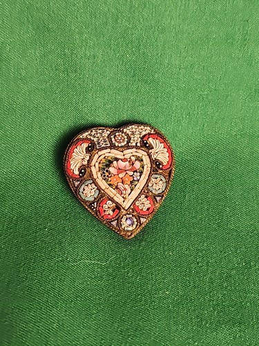 Vtg italian micro mosaic - italian,