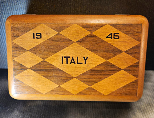 Italy 1945 wooden - 1945, inlay