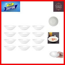 Luxurious 6-Inch Porcelain Oatmeal Bowls Set of 12 - Ideal for Cereal & Soup