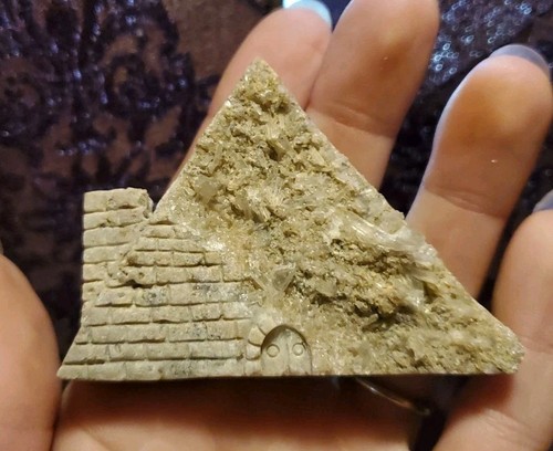 Carved quartz crystal - crystal, house