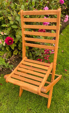 Wooden Folding Chair - Ideal for the Garden or Office