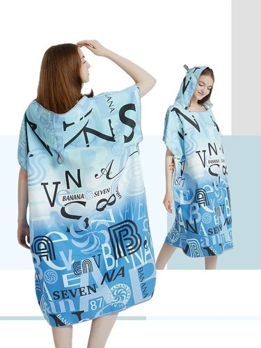 Microfiber surf poncho towel - surf,