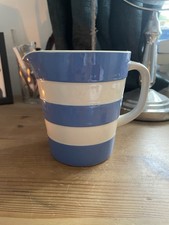 TG Green Cornishware Measuring Jug Blue And White