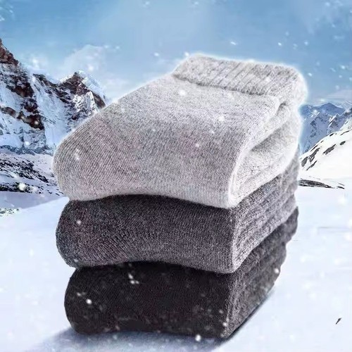Winter merino wool socks - socks, thick