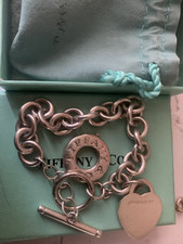 Authentic Vintage Tiffany & Co Tag Toggle Bracelet 17cm. Please Read !