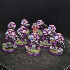 Pro Painted Warhammer 40k Emperors children MK4 marines ×10 F6 games workshop HH