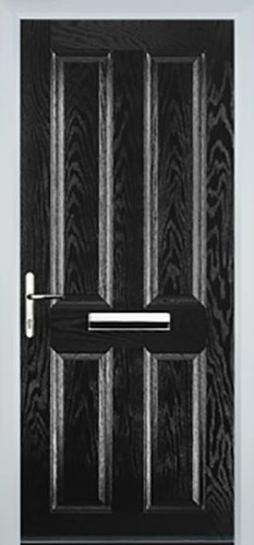 New composite door black 4 - door, |