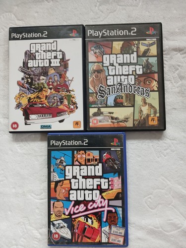 Playstation ps2 gta bundle - gta, x