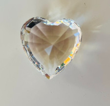 SWAROVSKI 1996 RENEWAL GIFT – HEART CLEAR 199130 - Boxed - Retired - Rare