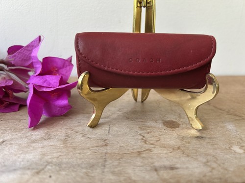Rare vintage coach leather - vintage, red