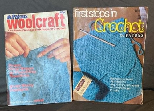 Two vintage patons crochet and - vintage,