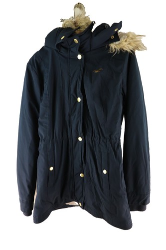 Hollister blue parka - blue,