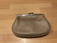 Ladies Real Leather Snap Clasp