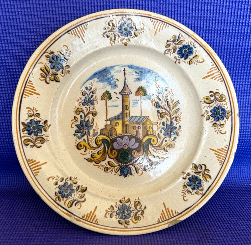 Antique polychrome faience - antique,