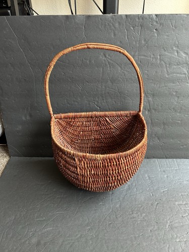 Vintage wicker hanging wall - wicker,