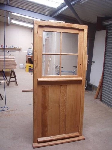 Solid oak stable door - solid, and