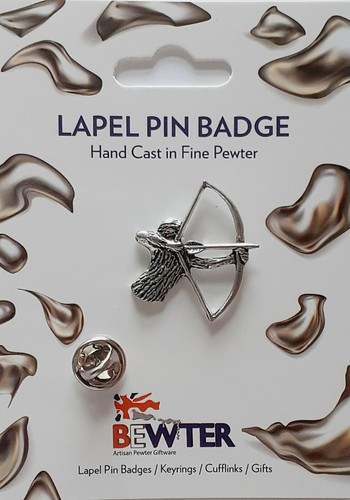 Archery lapel pin badge - archery,