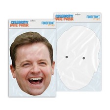 Personalised funny Celebrity face mask Declan Donnelly ready to wear