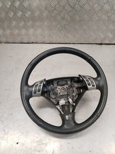 HONDA ACCORD STEERING WHEEL MULTIFUNCTIONAL IN BLACK LEATHER MK7 2005 - 2008