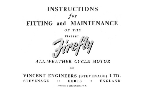 Vincent firefly fitting - vincent,