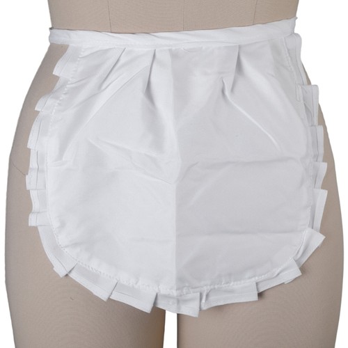 Ruffled white aprons women - ruffled,