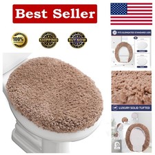 Elegant Microfiber Toilet Lid