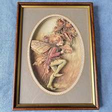 Vintage 3D Burdock Fairy