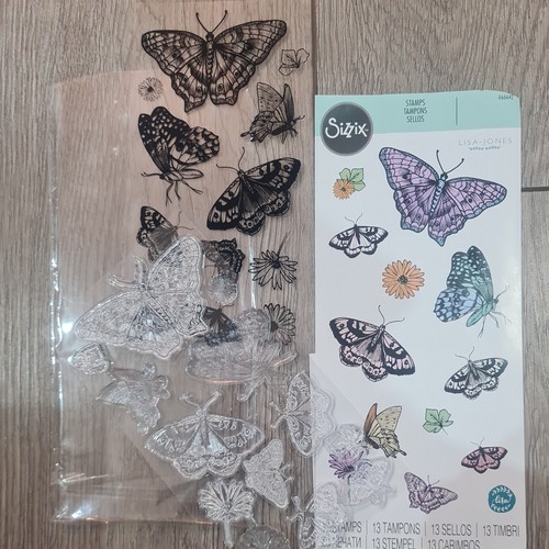 Sizzix stamp set - set, butterflies