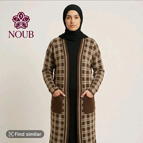 Noub women brown plaid - brown,