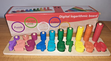 EARLY CHILDHOOD MONTESSORI WOODEN NUMERICAL 3 IN 1 COUNTING BOARD