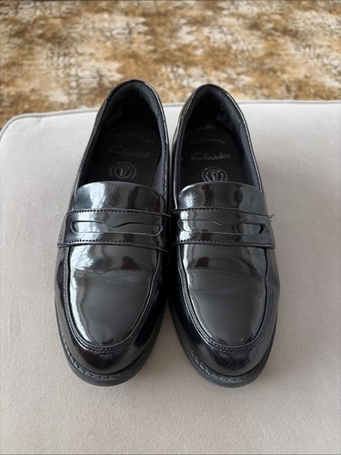 Clark girls black patent - clark’s,
