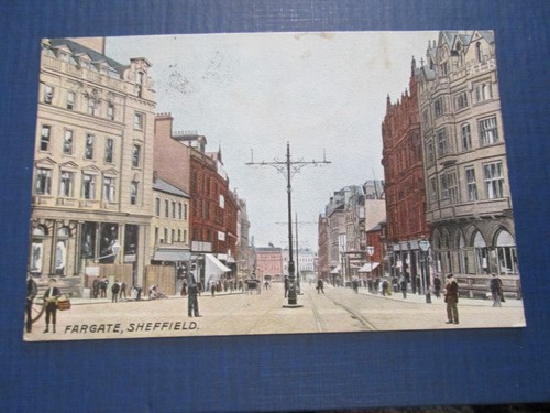 Postcard fargate sheffield - of, fargate,