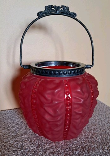 Antique biscuit barrel - antique,