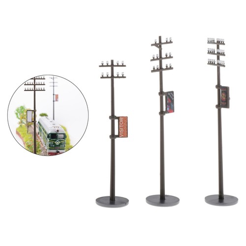 3pcs miniature telephone - 1:87,