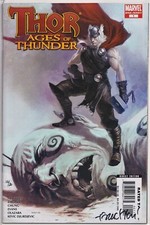THOR AGES OF THUNDER 1 DF DYNAMIC FORCES SIGNED FRACTION COA LTD 20 MARVEL MOVIE