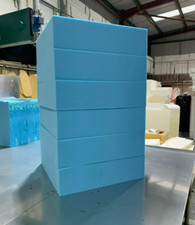 BLUE Firm quality Foam Cut to Any size High Density Foam Cushions Seat Pads