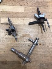 3 x Vintage Hole / Tank Cutters / Compass Cutters - Various Shaft and Sizes