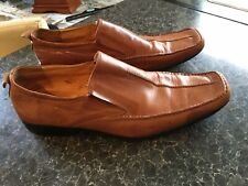 Mens Ravel Vintage Tan Leather Shoes, Size 9  