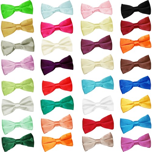 Mens boys bow tie satin - mens,
