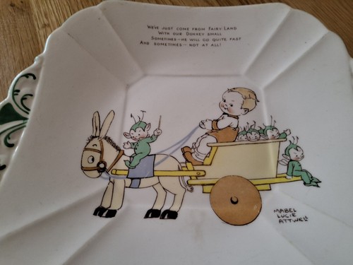 Shelley child plate mabel - child's,