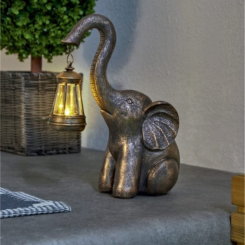 Solar elephant led light - elephant,